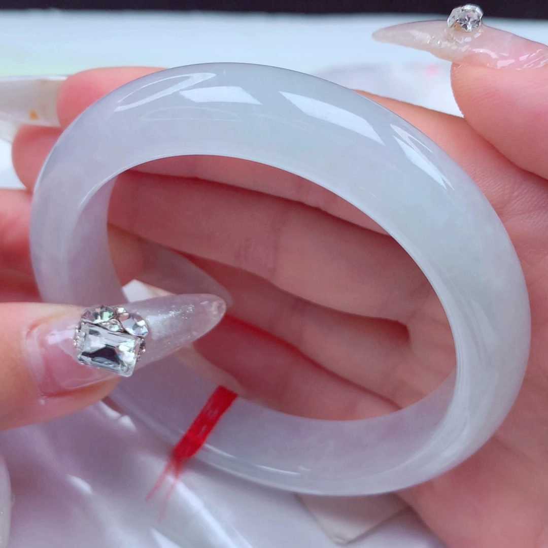 翡翠手镯未镶嵌天然缅甸翡翠A货手镯 22号