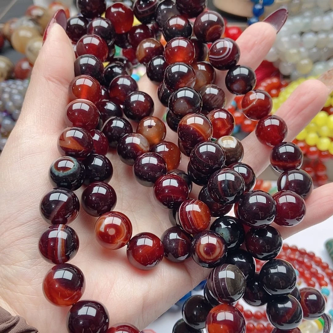 【闪购商品】玛瑙/玉髓手链未镶嵌秋***?