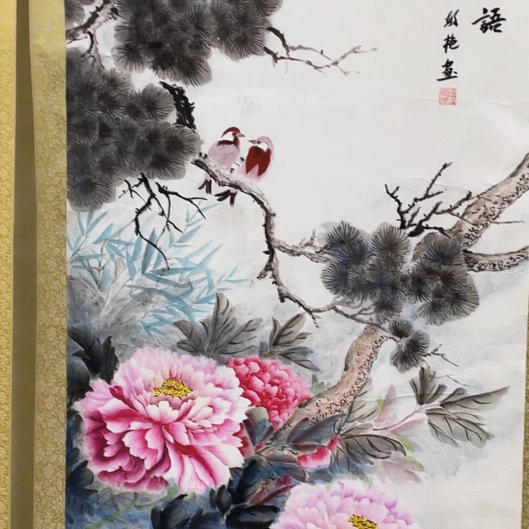 国画老师手笔手绘作品n
