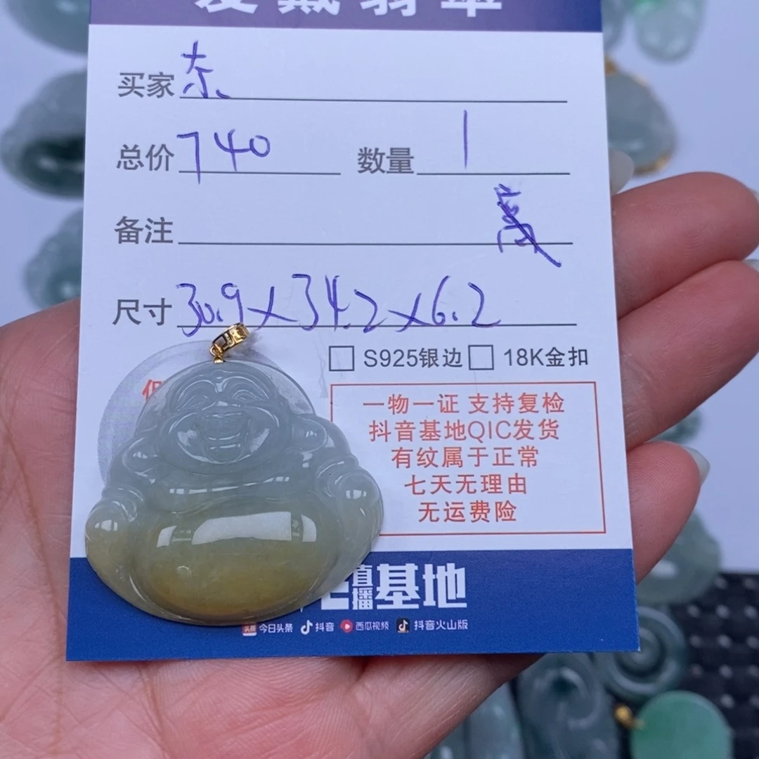 乄***夵翡翠未镶嵌颈饰天然翡翠