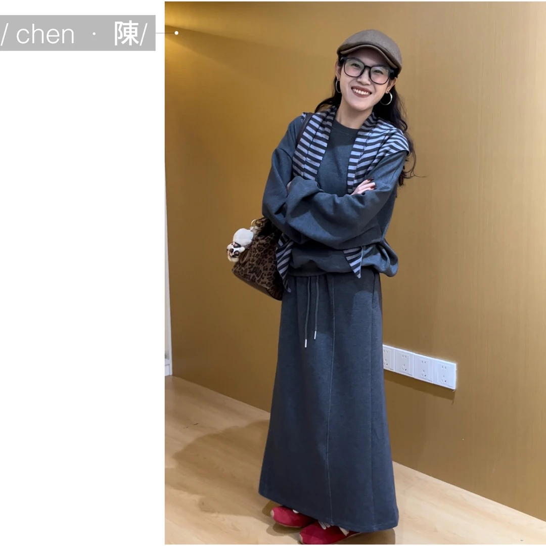 chen·陳秋季【实用并存】韩系慵懒三件套