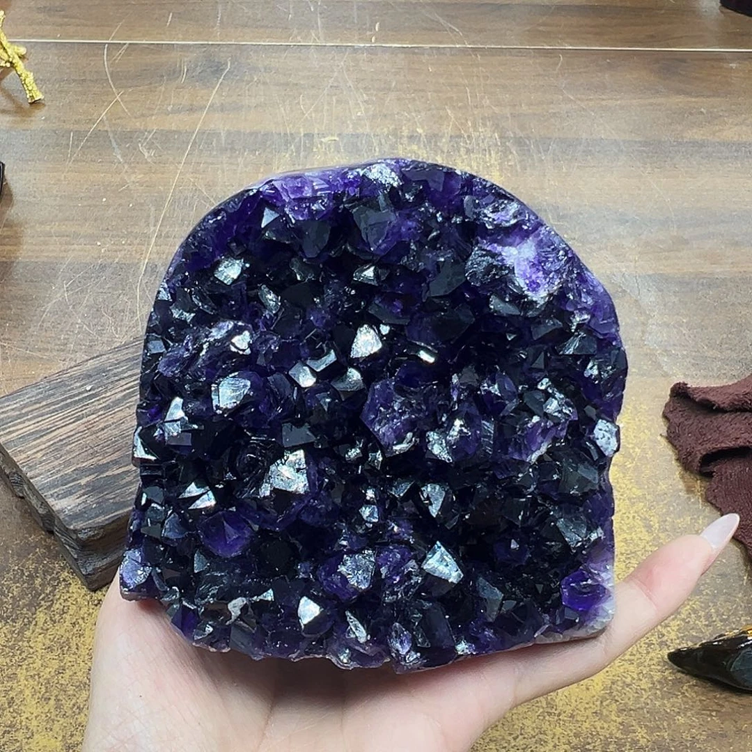 紫晶摆件未镶嵌紫晶