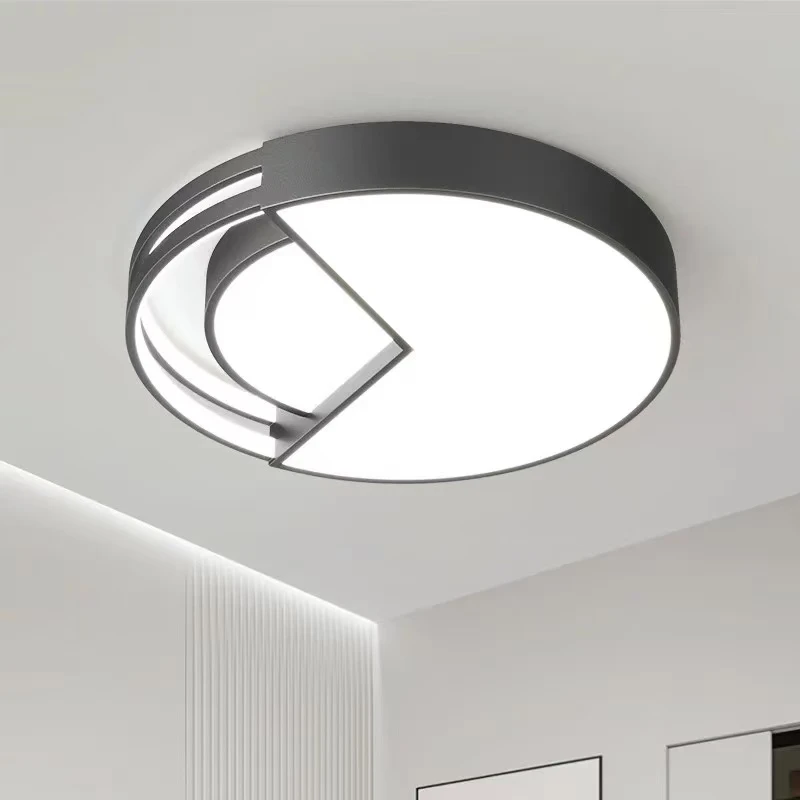 A01圆50黑无极65W/φ50cm#吸顶灯【不包安装】库存尾货（铁二）