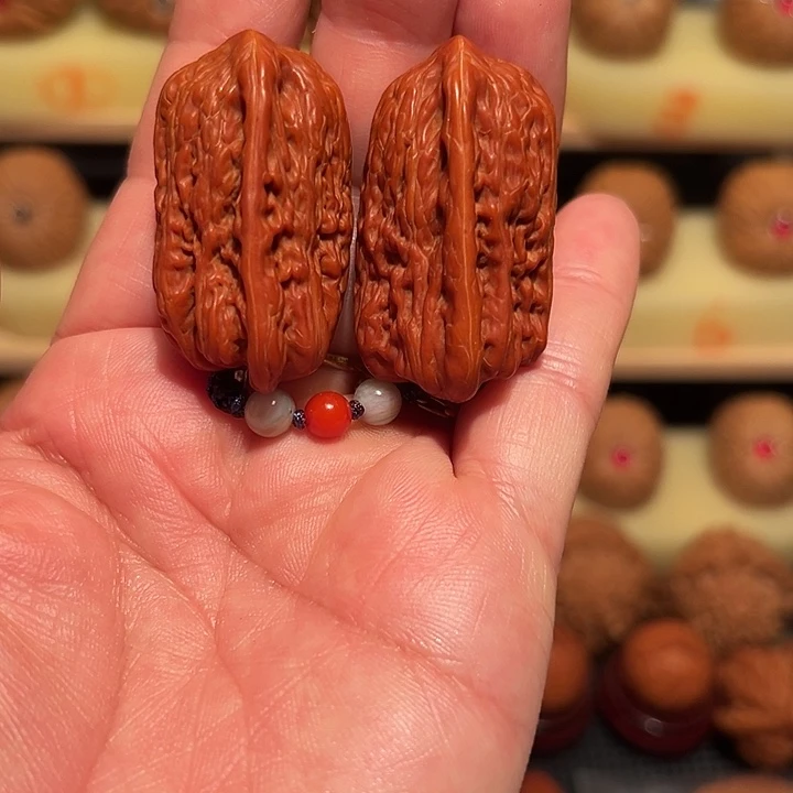 桃核把件精品钱串子45尺