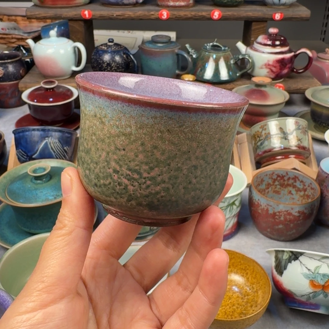 瓷片钧瓷单杯钧瓷单杯钧瓷单杯钧瓷