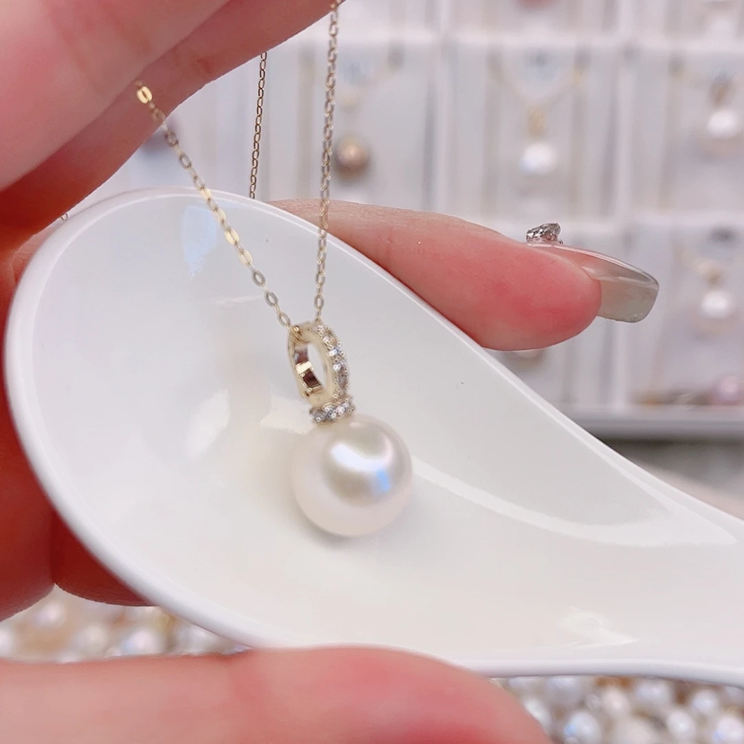 淡水珍珠未镶嵌吊坠(赠链)