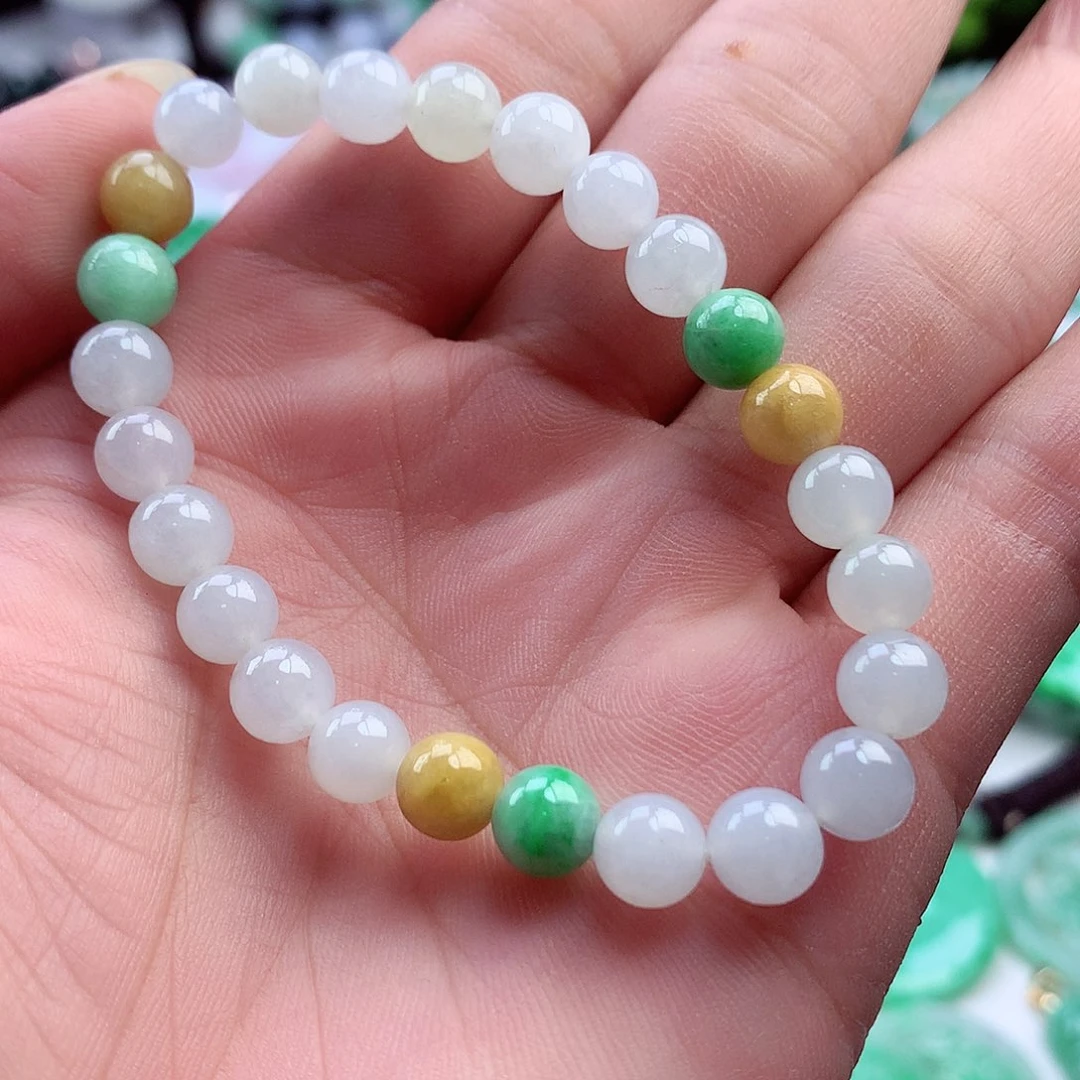 未镶嵌手链翡翠手串