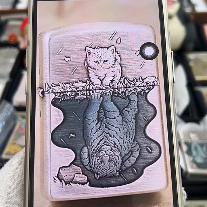 铁心有猛虎盔甲打火机