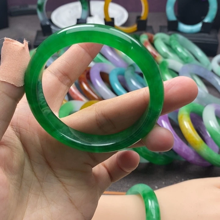 小***麻仿水晶非金属高端手镯3