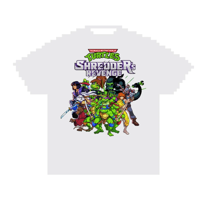 粉丝点菜 小八 全平台32bit 《忍者神龟：施莱德的复仇》游戏印花T恤