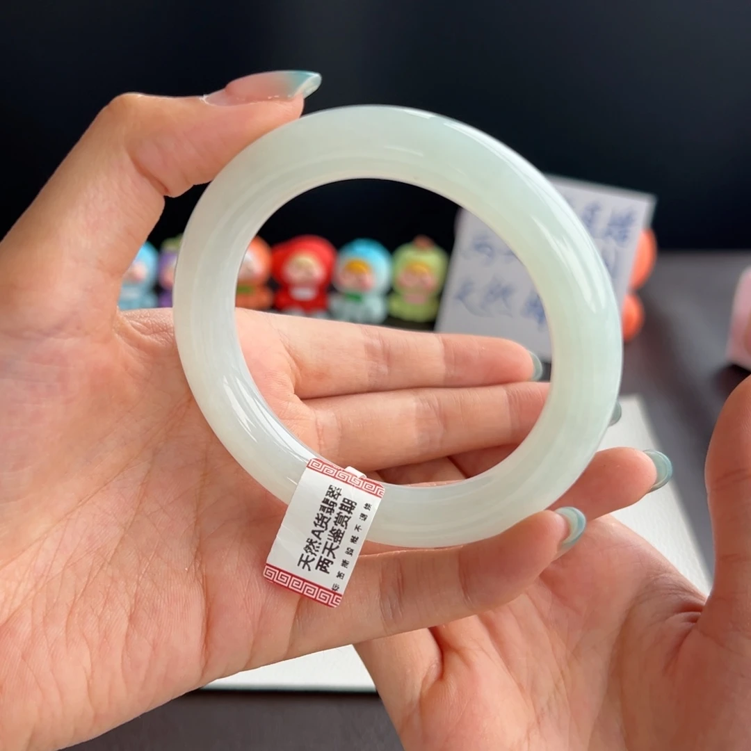 翡翠未镶嵌手镯18号 58.8