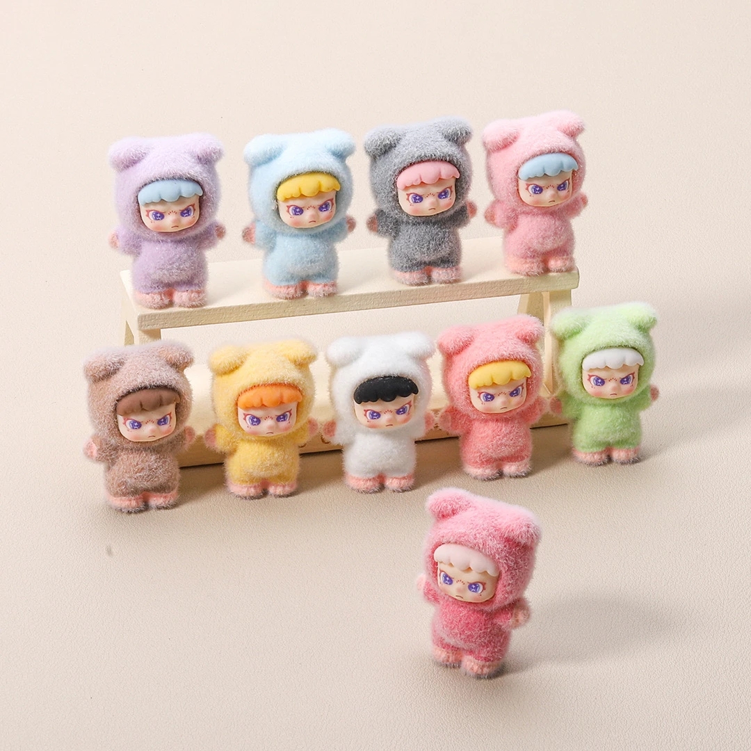 （许愿对对碰）可爱植绒大表姐diy饰品摆件