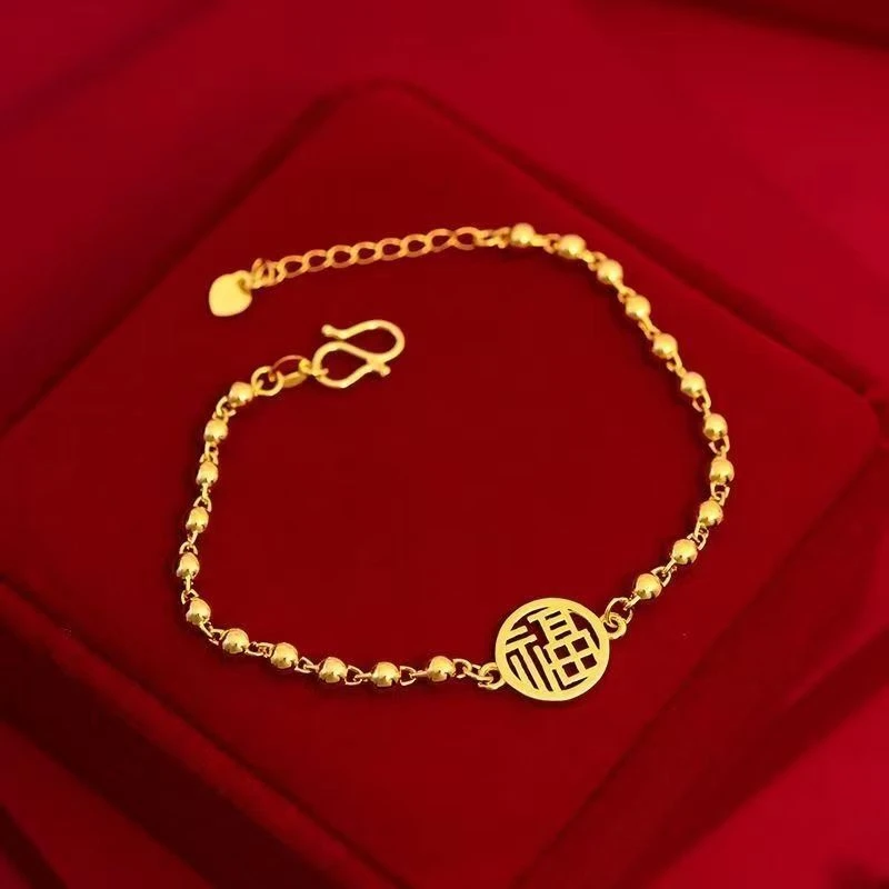 手链 圆福光珠手链  玲珑手链