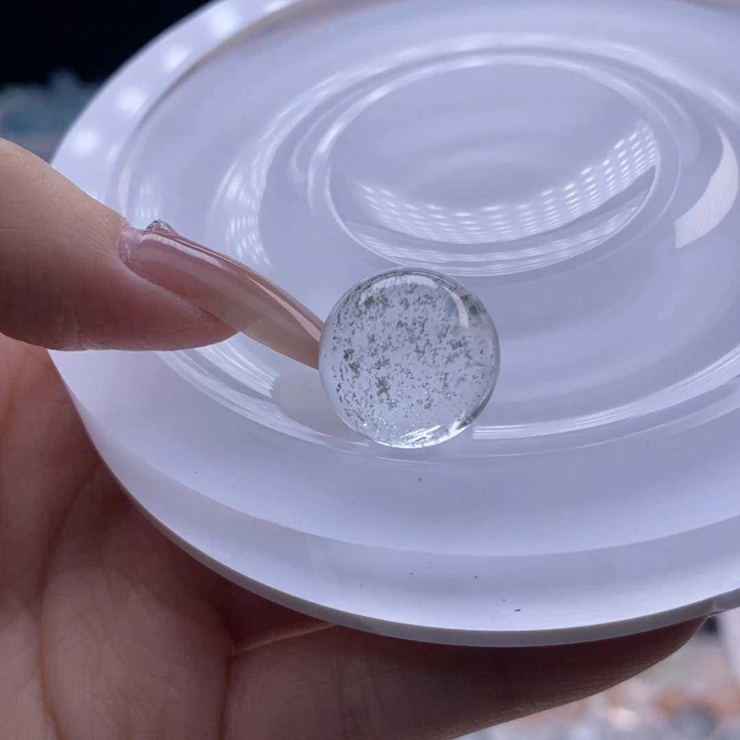 不***识水晶未镶嵌手链定制打孔不退换