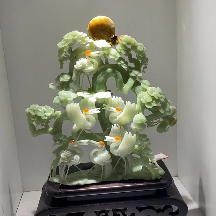 未镶嵌蛇纹石玉（覆膜）珠宝奇石