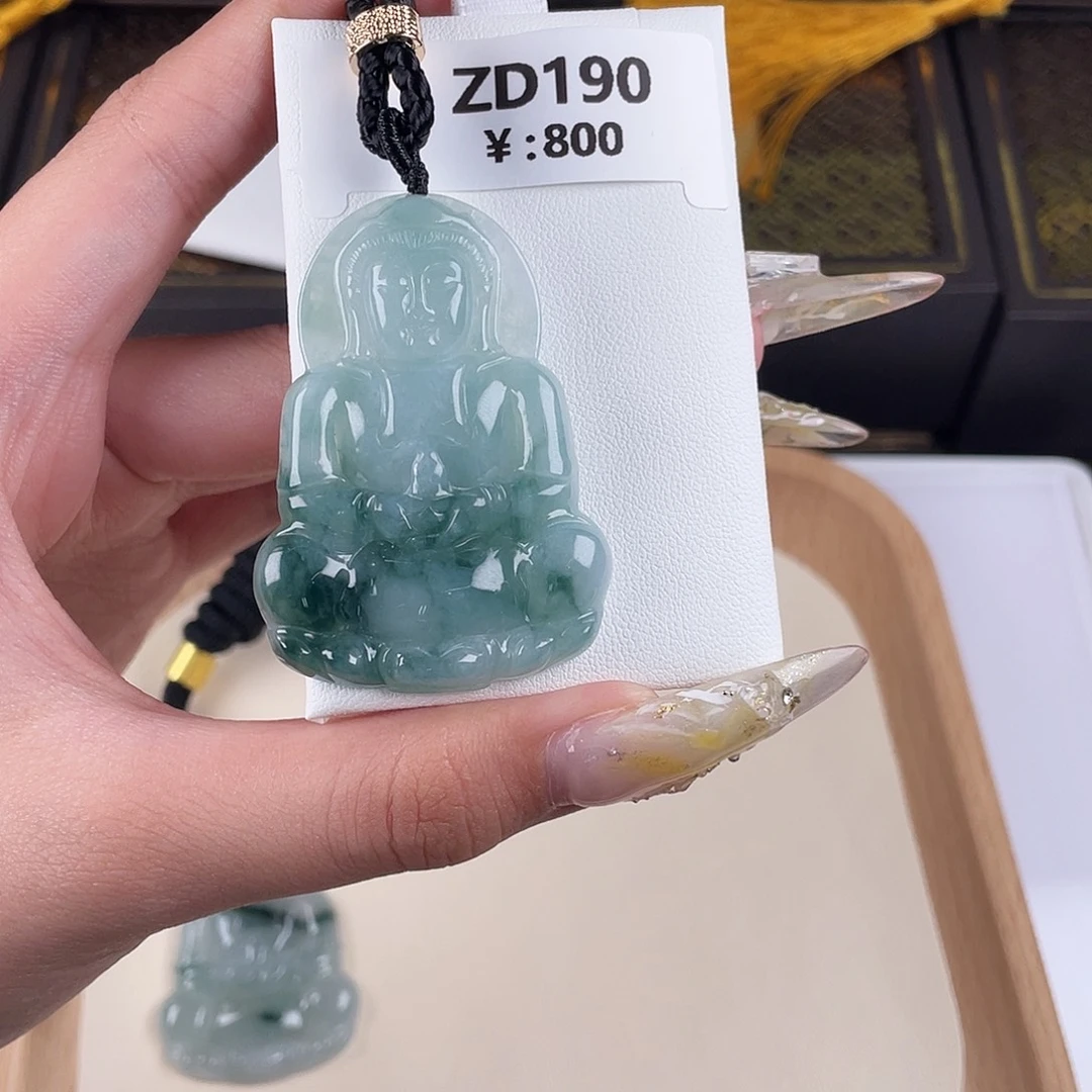 翡翠未镶嵌颈饰ZD190