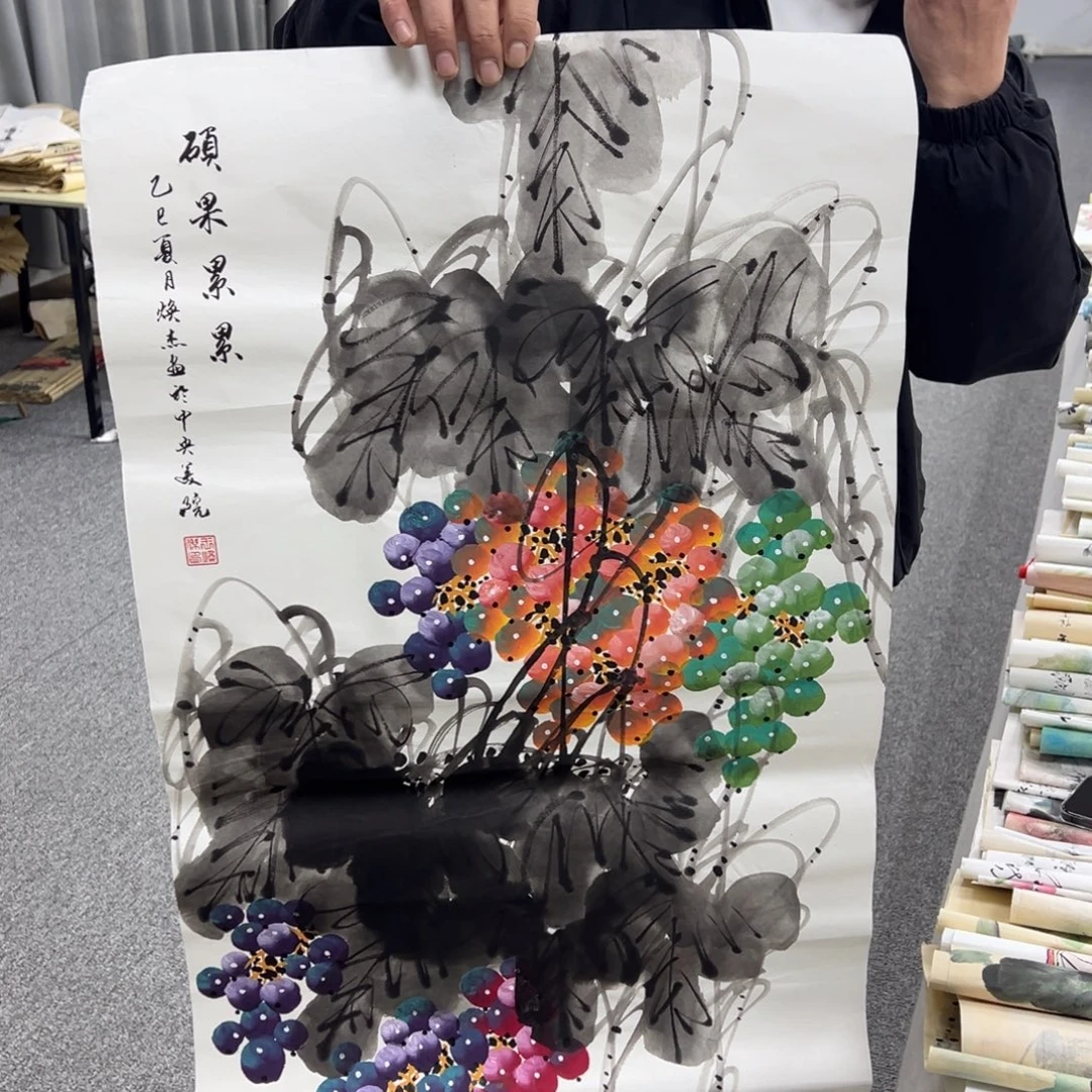 国画纯手绘字画宣纸