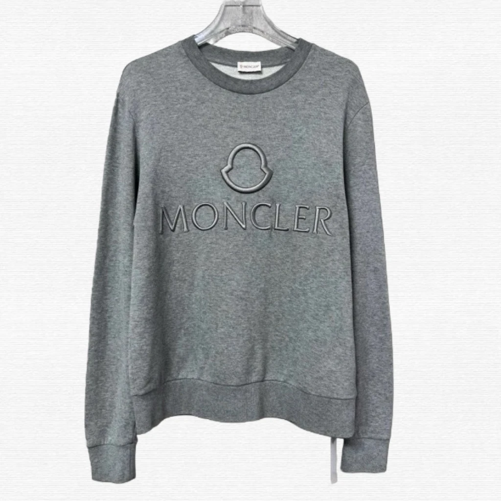 99新 MONCLER 刺绣logo圆领套头卫衣/M码/70904
