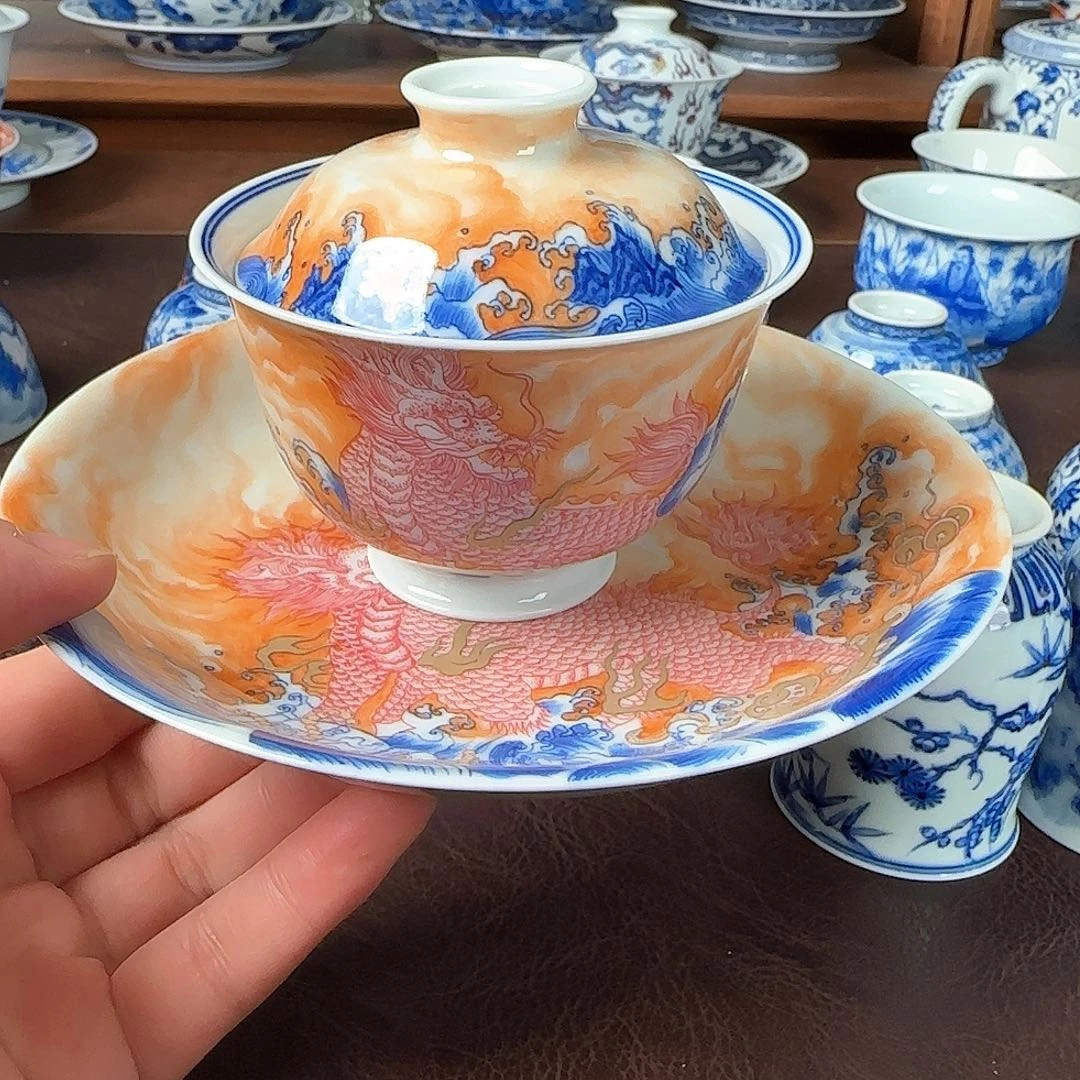 杯麒麟踏浪三才盖置