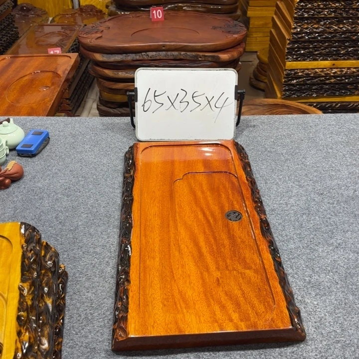 融***店整板无拼接实木茶盘