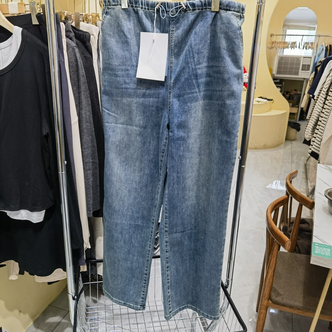 (实体店品质)孕妇装春款抽绳拖地裤A688