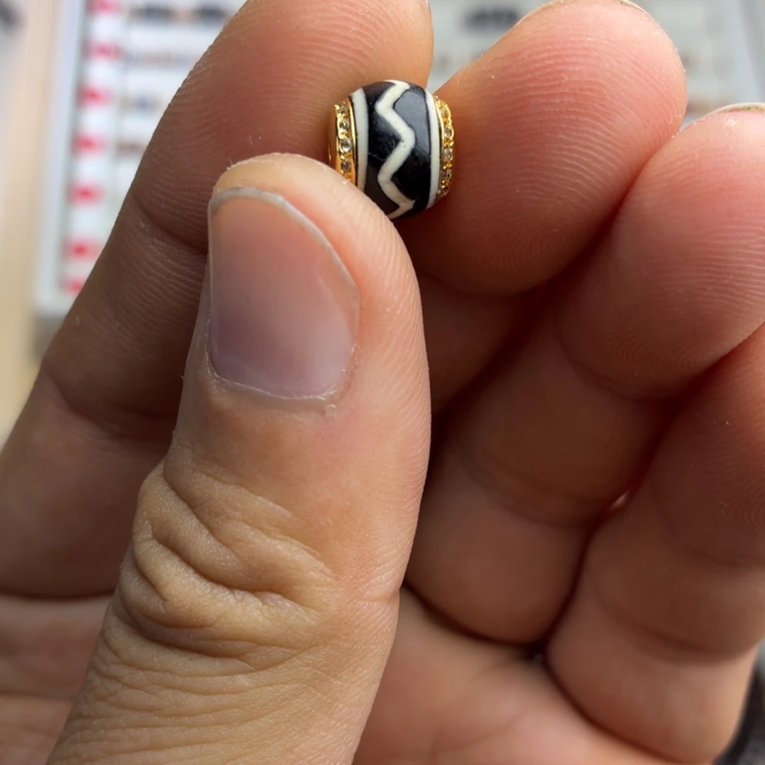 大理石磁石一物一图西亚黑白珠