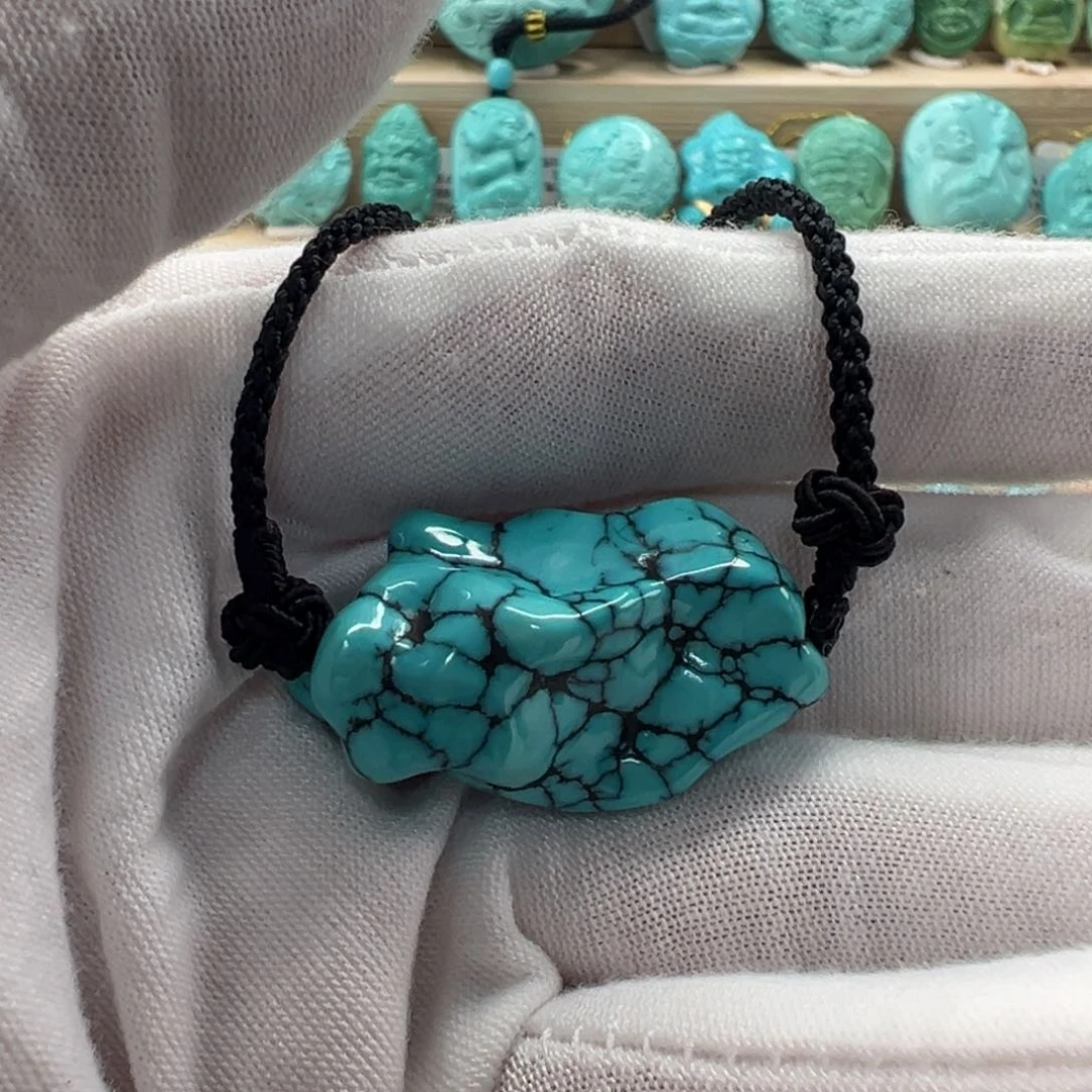 未镶嵌绿松石随形18.8mm