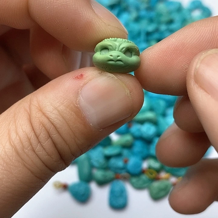 绿松石珠宝奇石未镶嵌