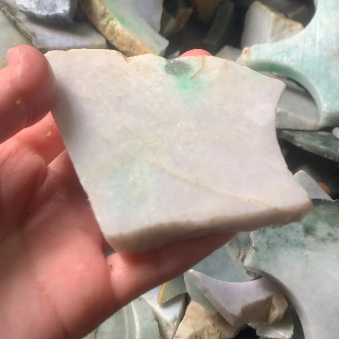 翡翠颈饰未镶嵌缅甸翡翠