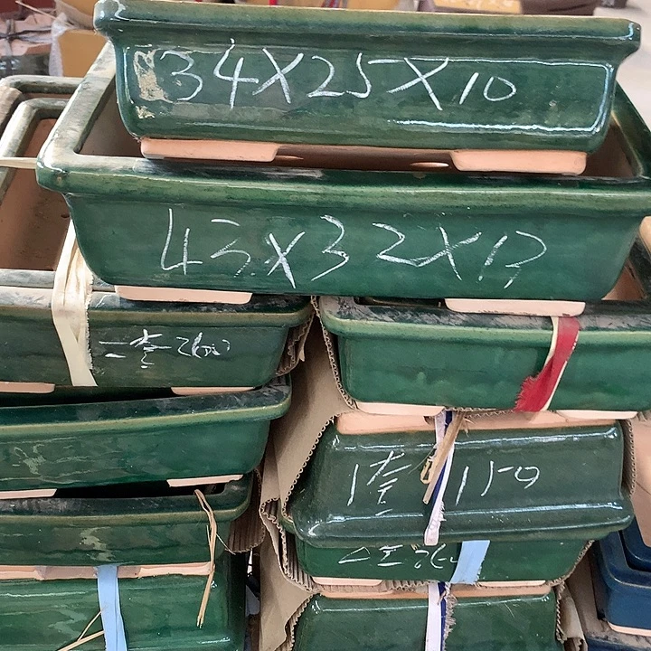 紫砂花盆紫砂处理微瑕处理长方釉盆