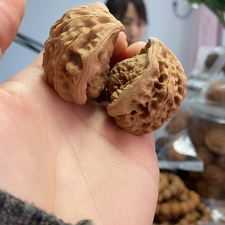 把件文玩核桃43蛇头