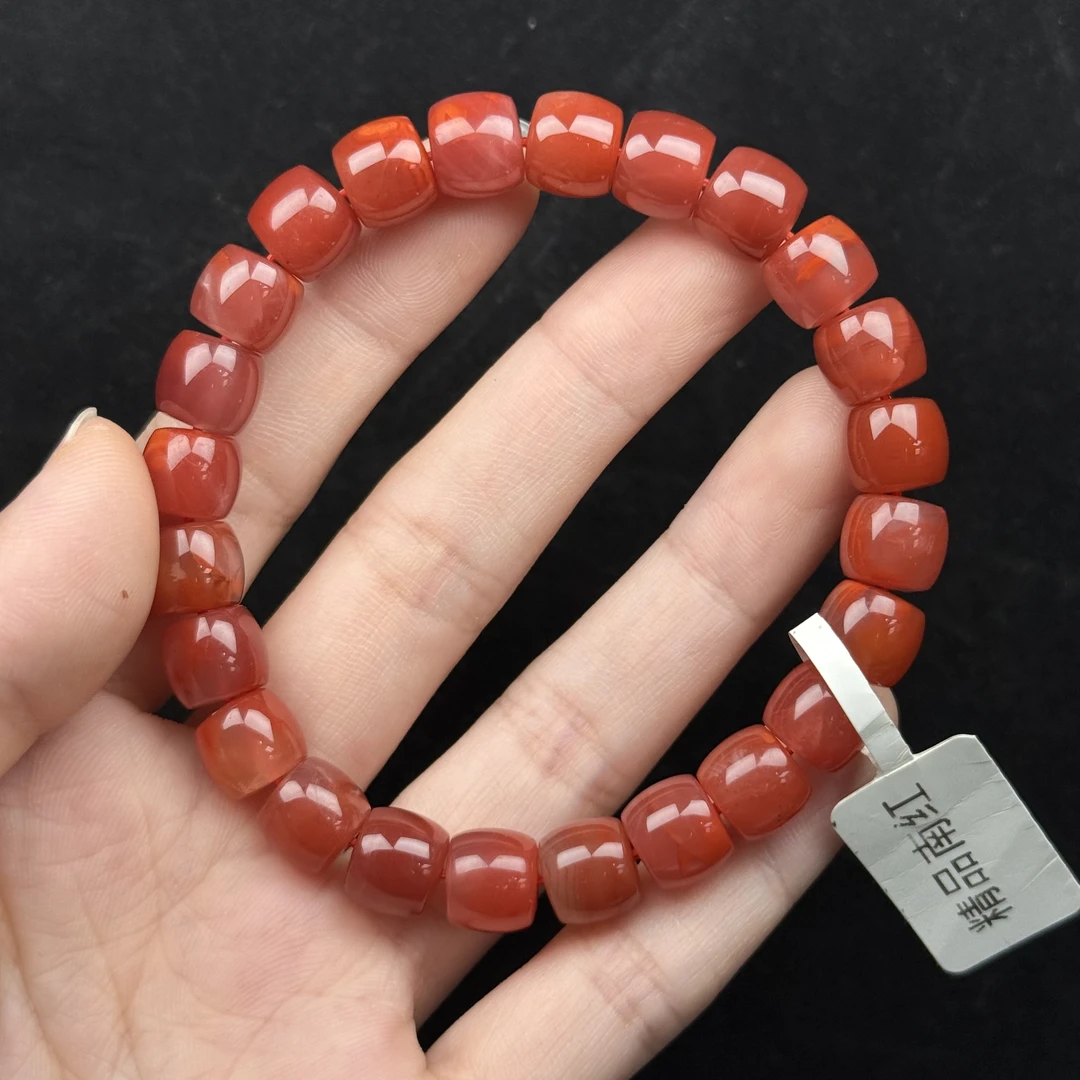 P3588天然南红 微瑕特价手串 9+mm支持复检假一罚四