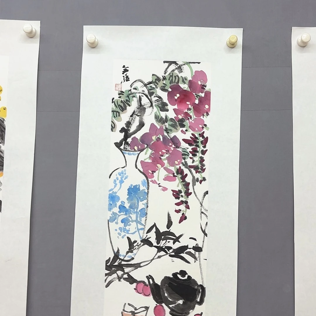 国画老师亲笔手绘1111