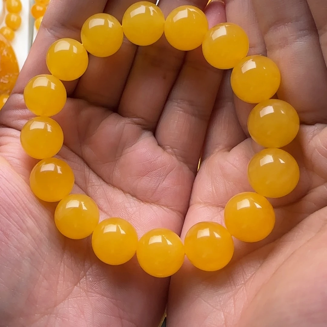 琥珀未镶嵌颈饰焦皮同料13