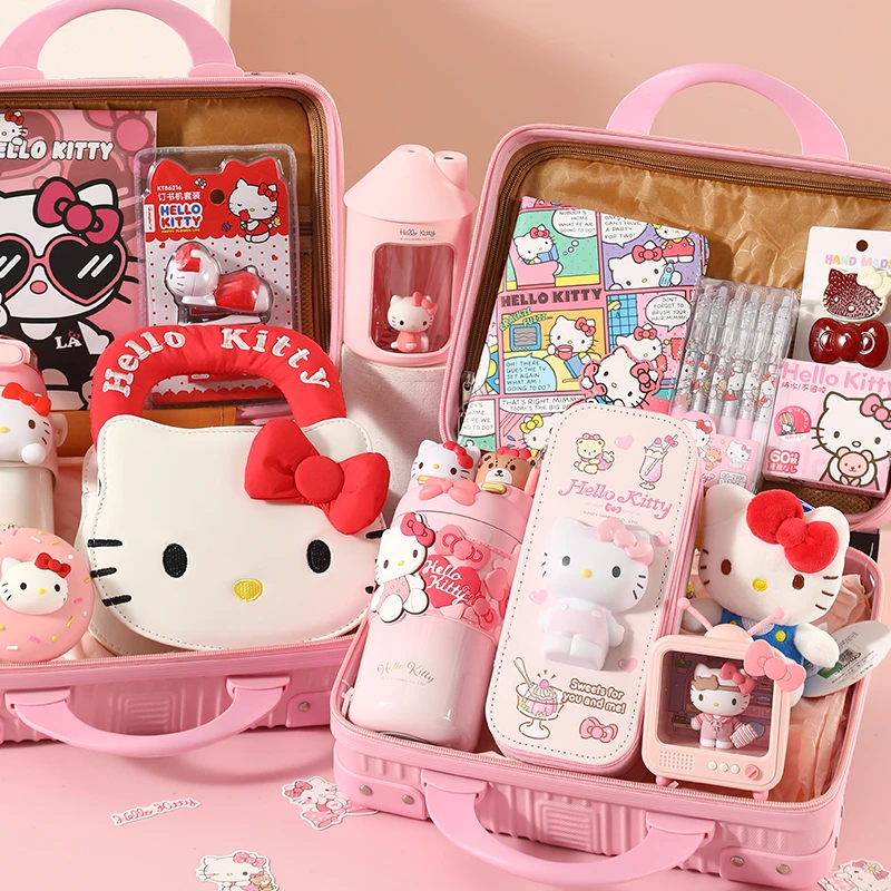 HelloKitty凯蒂猫儿童生日礼物女孩小学毕业礼盒文具玩具实用套装