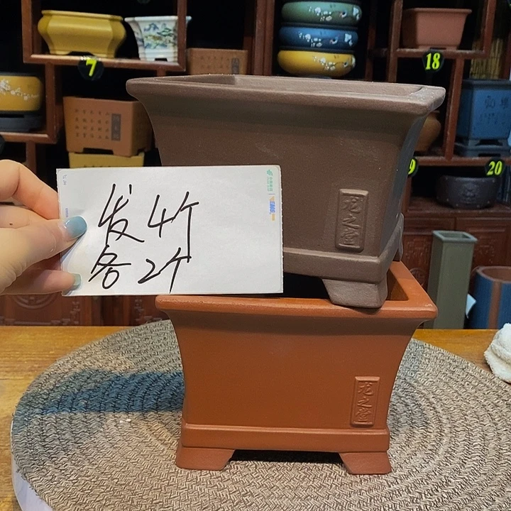 紫砂花盆紫砂紫砂