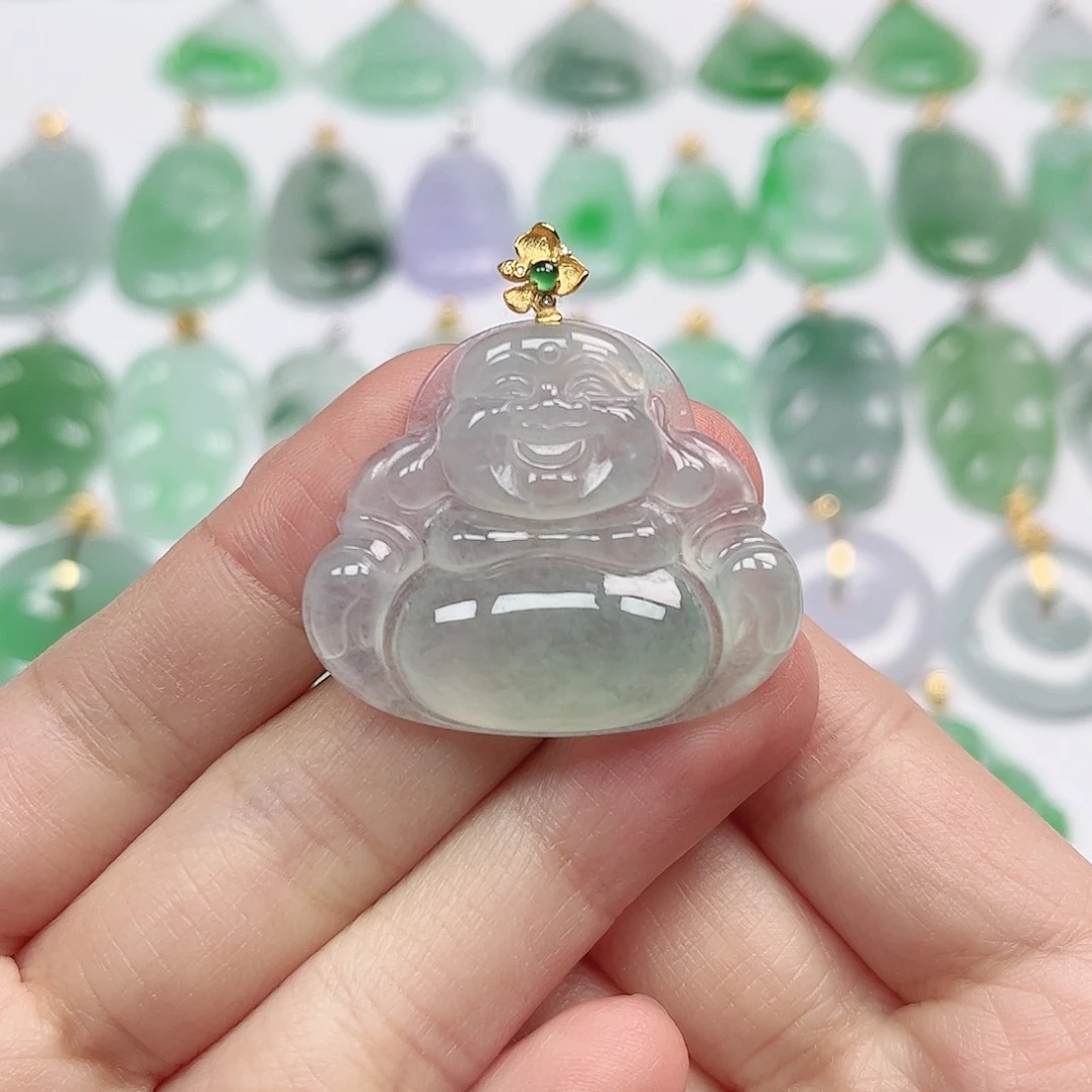翡翠未镶嵌颈饰全场天然A货翡翠