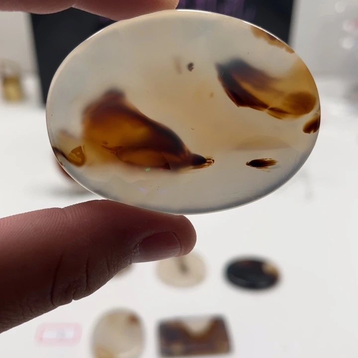 玛瑙/玉髓未镶嵌吊坠(不含链)