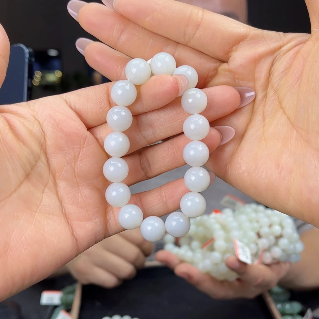 未镶嵌手串和田玉天然和田玉青海老坑料12