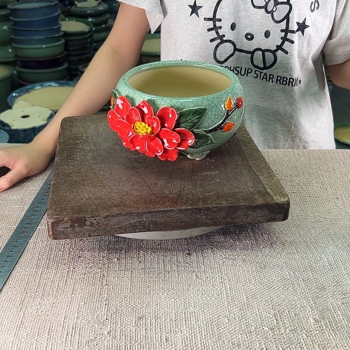 泳坤堂石湾盆陶瓷