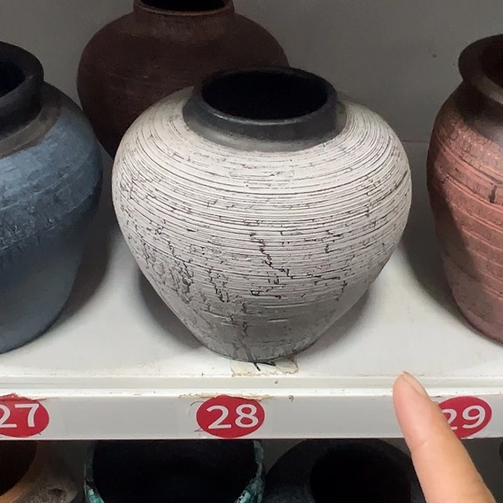 粗陶盆默认打孔高20口9