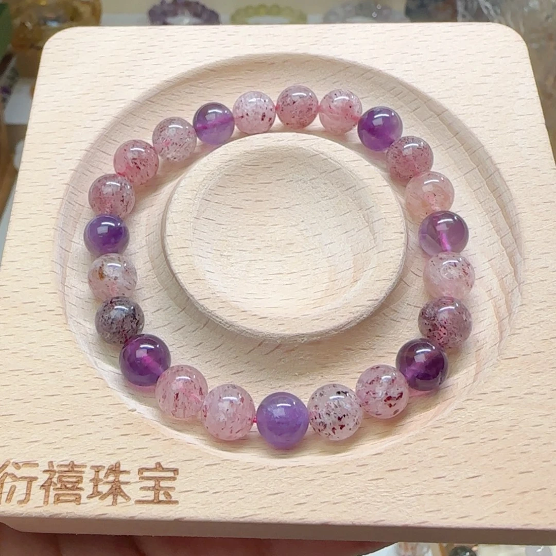 水晶紫超七➕紫水晶8m未镶嵌