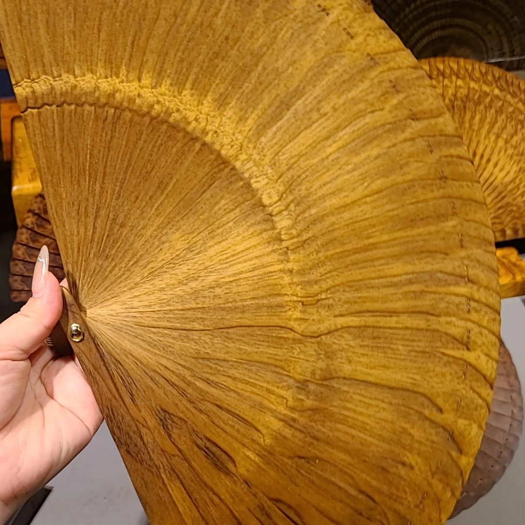 扇子24小叶桢楠金丝楠木苏扇
