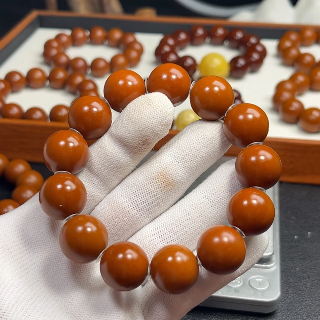 回***忆橄榄核手串1.75+树王全品铁核 微瑕