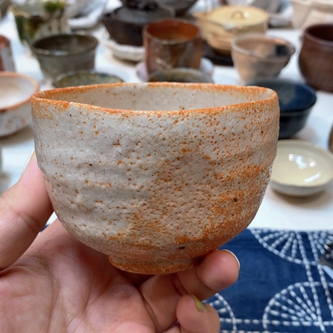 柴烧侘寂粗陶茶具