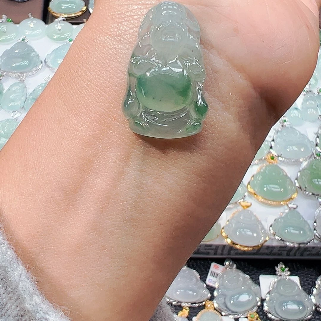 吊坠(不含链)未镶嵌翡翠财神爷