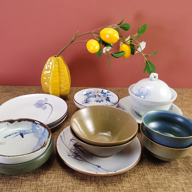 临时编号链接 对应直播间编号下单 景德镇高温餐具碗盘 微微瑕