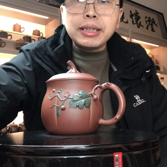 紫泥茶杯南瓜杯容量450