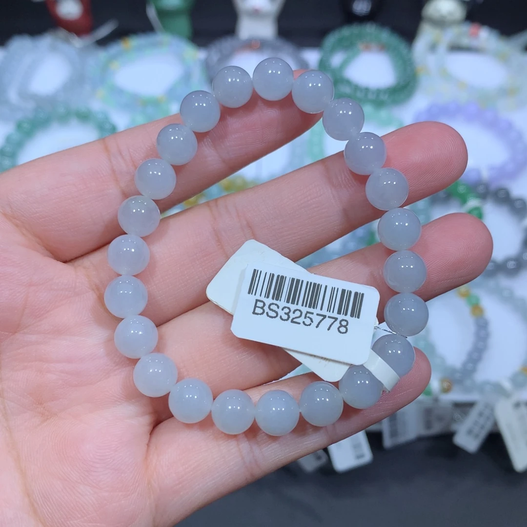未镶嵌手串翡翠天然