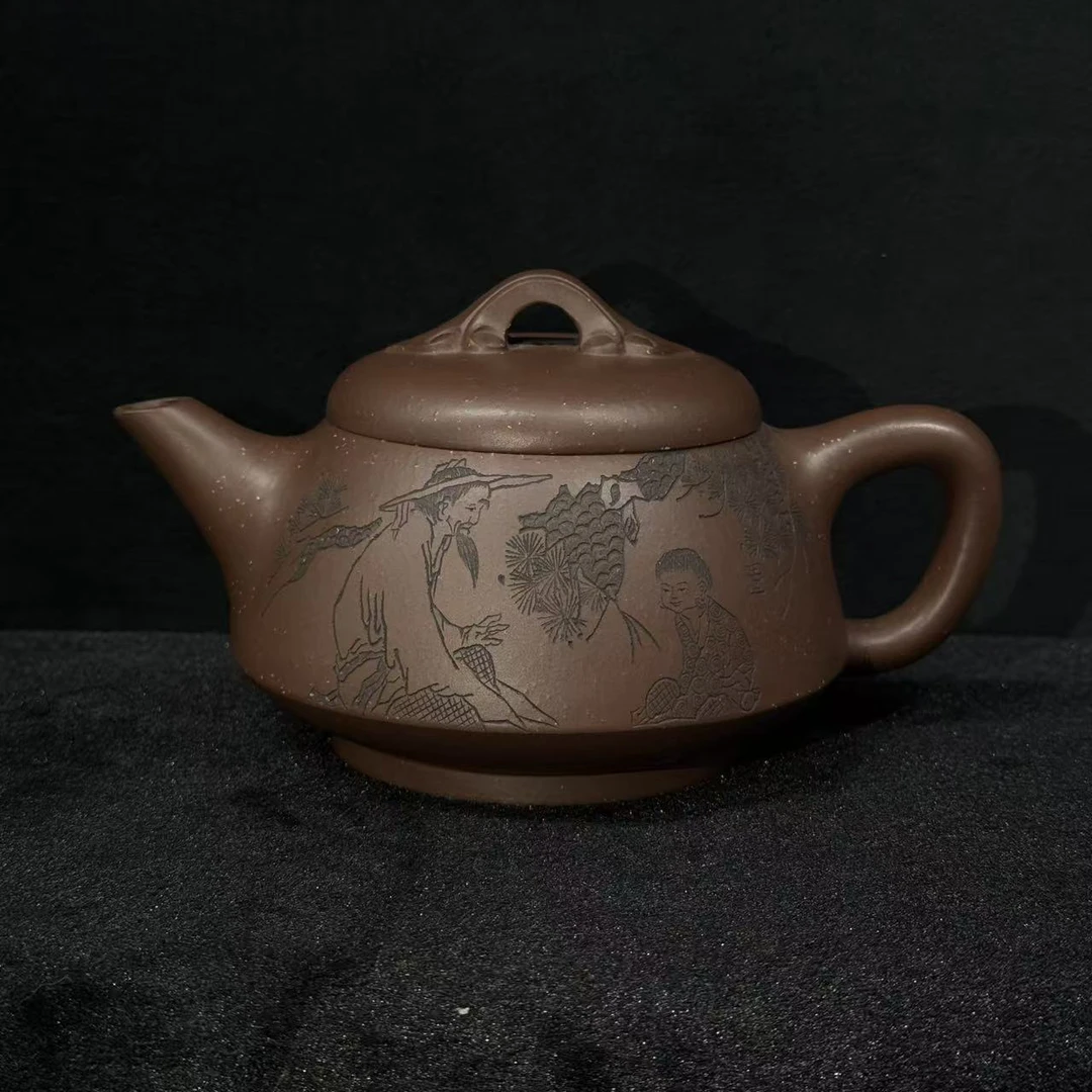 16/150210/史志洪/紫砂壶高石瓢/汉棠紫泥